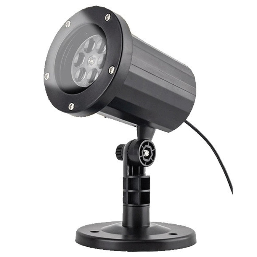 Aigostar - LED julprojektor för utomhusbruk med snöflingor LED/5W/230V IP44 flerfärgad