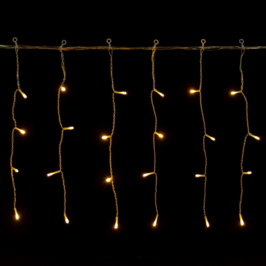 Aigostar - LED utomhusslinga 100 LED/8 funktioner 5 x 0,4 m IP44 varmvit