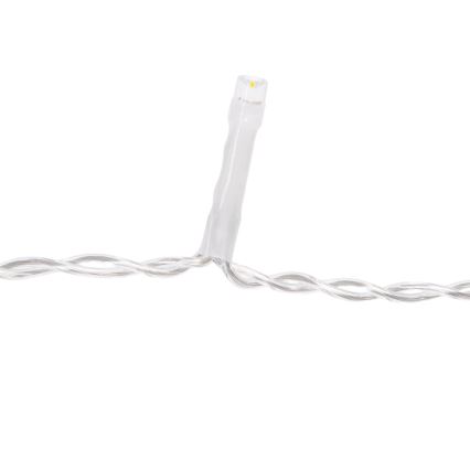 Aigostar - LED utomhusslinga 100 LED/8 funktioner 5 x 0,4 m IP44 varmvit