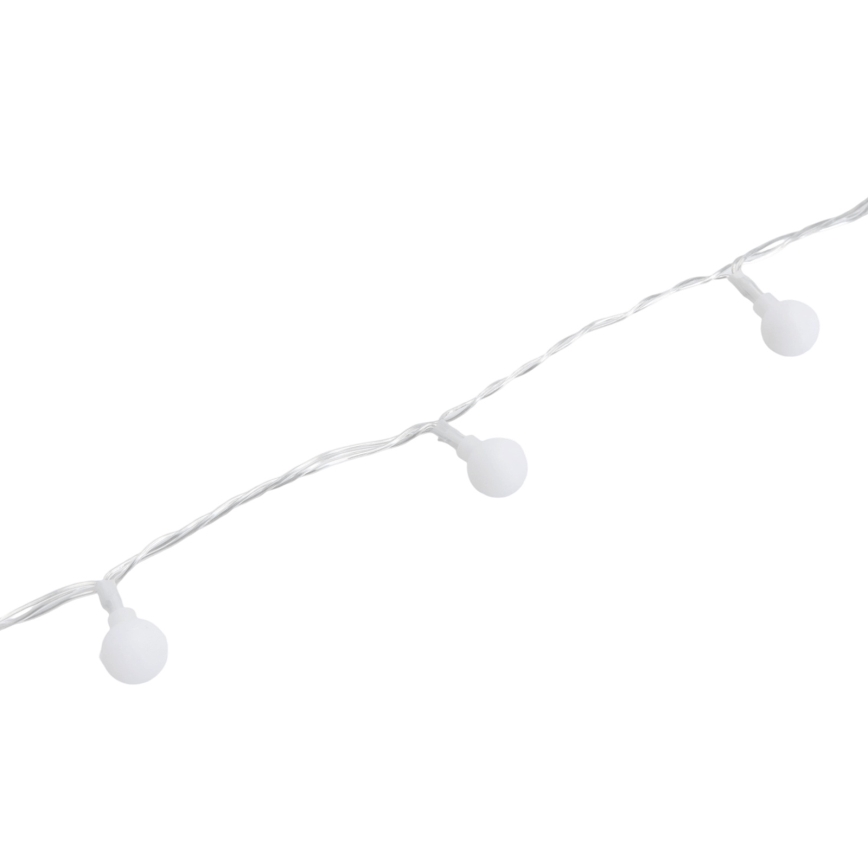 Aigostar - LED-ljusslinga för utomhusbruk, dekorativ, 100xLED/8 funktioner, 10 m, IP44, kallvit