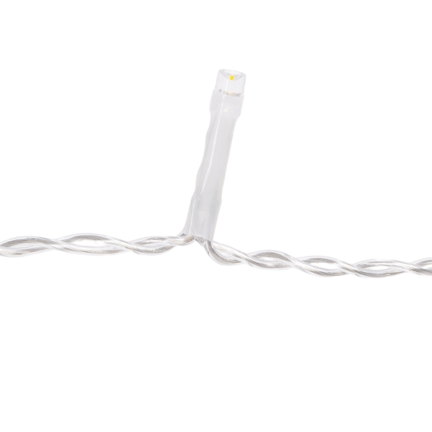 Aigostar - LED utomhus julslinga 200xLED/8 funktioner 3xAA 13x0,6 m IP44 flerfärgad