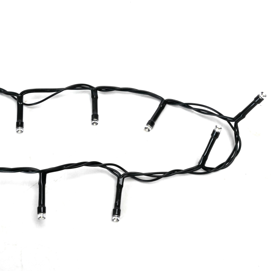 Aigostar - LED utomhusslinga, 400 LED, 8 ljuslägen, 4xAA, 20,3 m, IP44, flerfärgad