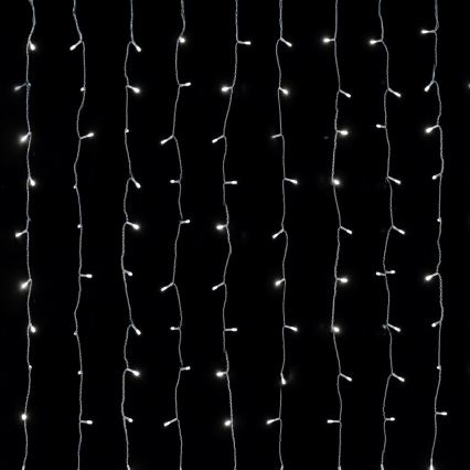 Aigostar - LED utomhusslinga 558xLED 3x1,8m IP44 kallvit