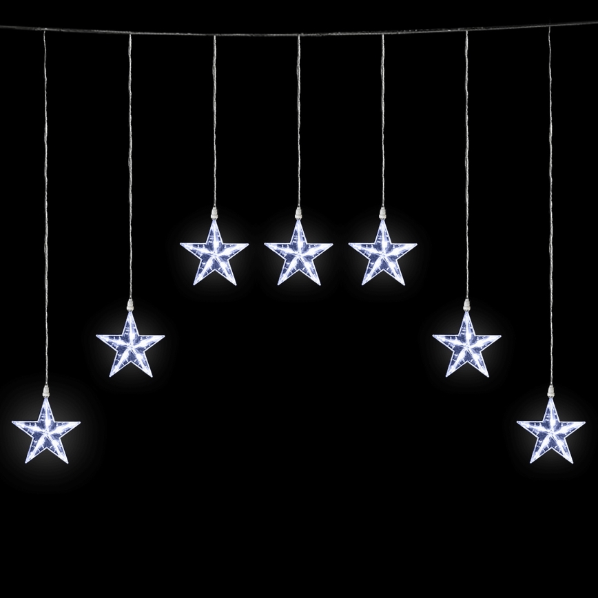 Aigostar - LED utomhusslinga 70xLED 1,2x1m IP44 kallvita stjärnor