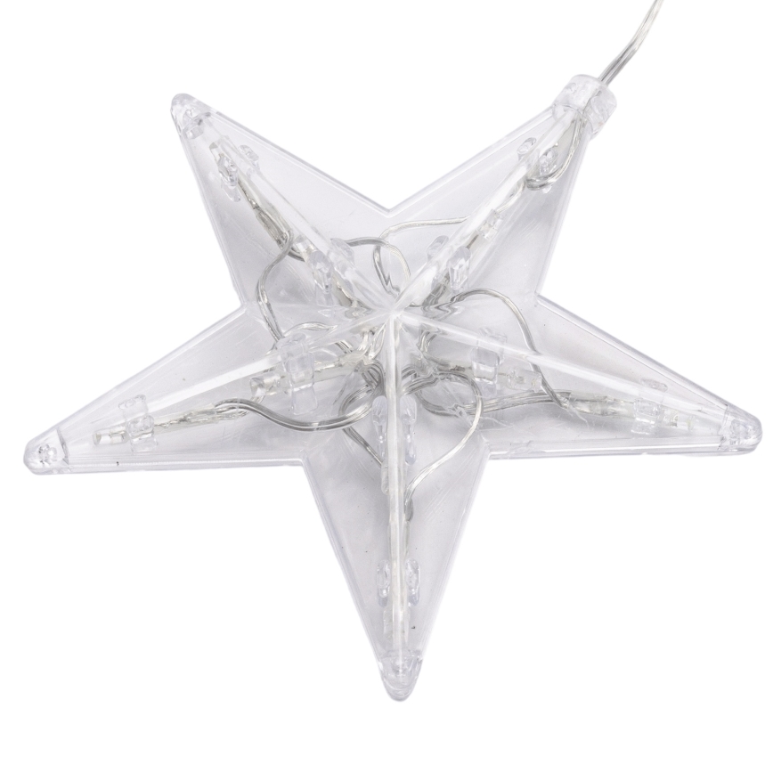 Aigostar - LED utomhusslinga 70xLED 1,2x1m IP44 kallvita stjärnor
