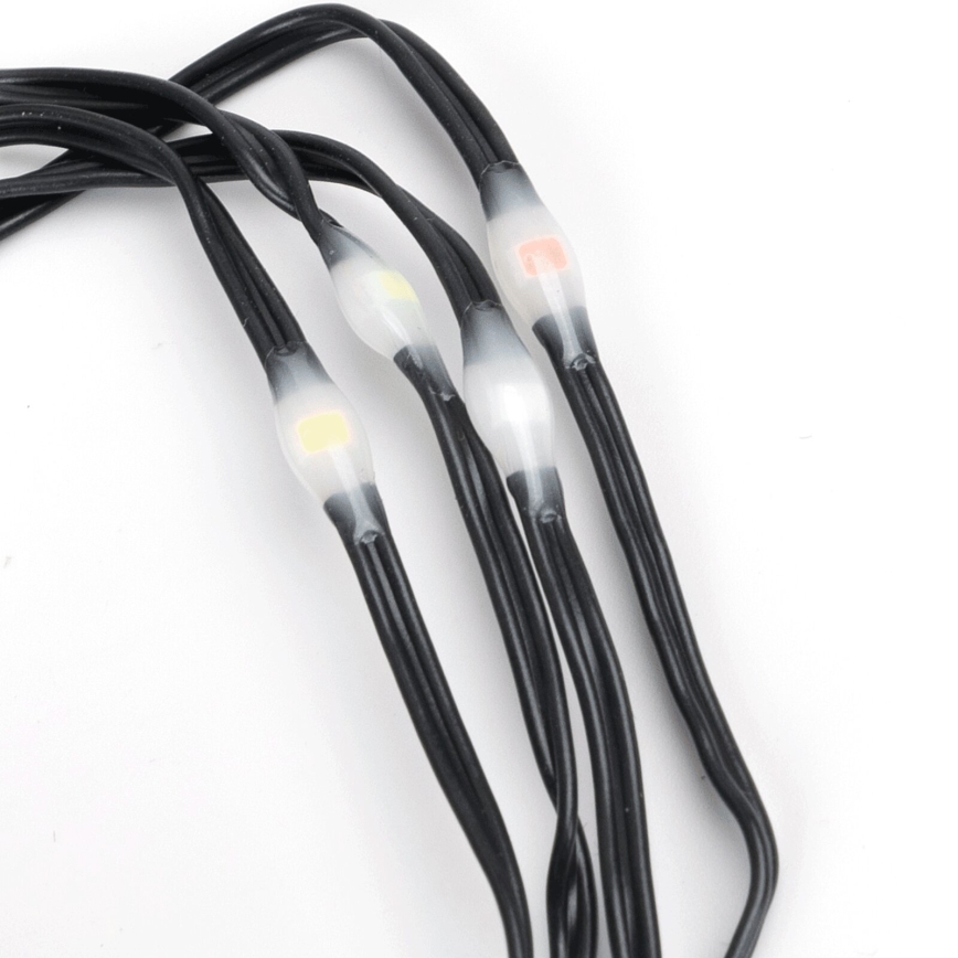 Aigostar - LED utomhus julslinga 100xLED/8 funktioner 3xAA 10,3m IP44 flerfärgad