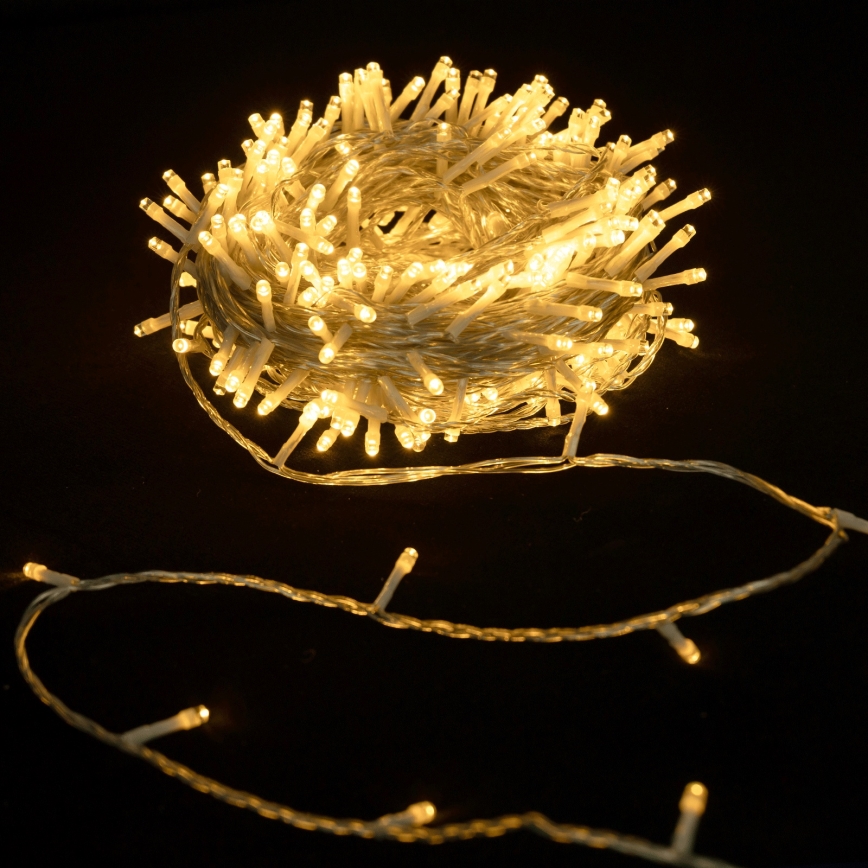 Aigostar - LED utomhus julbelysning, 1000 LED, 8 funktioner, 50 m, IP44, varmvit