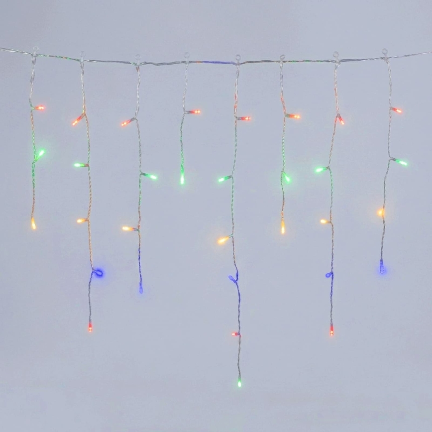 Aigostar - LED utomhusslinga för jul 100xLED/8 funktioner 3xAA 8x06m IP44 flerfärgad