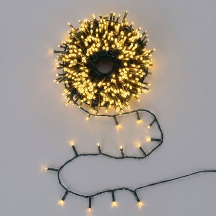 Aigostar - LED utomhusslinga för jul 1500xLED/8 funktioner 78m IP44 varmvit
