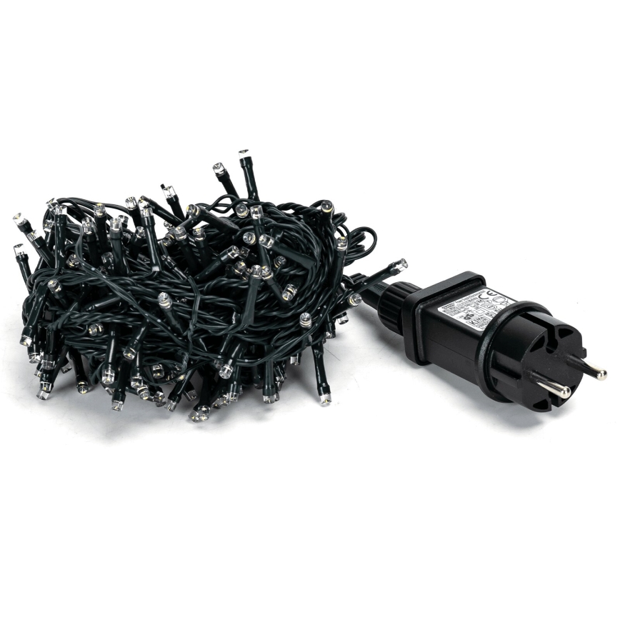 Aigostar - LED utomhusslinga för jul, 200 LED/8 funktioner, 13 m, IP44, varmvit