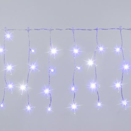 Aigostar - LED utomhusslinga för jul 200xLED 8x0,4m IP44 blå