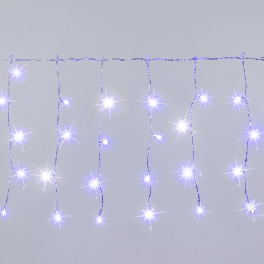 Aigostar - LED utomhusslinga för jul 200xLED 8x0,4m IP44 blå