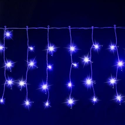 Aigostar - LED utomhusslinga för jul 200xLED 8x0,4m IP44 blå