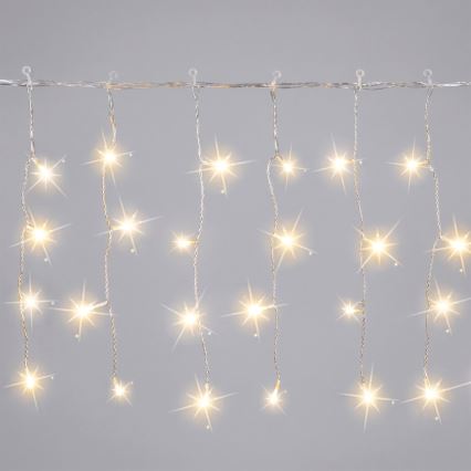 Aigostar - LED utomhusslinga för jul 200xLED 8x0,4m IP44 varmvit