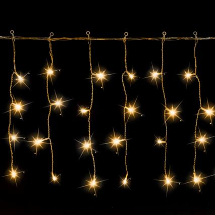 Aigostar - LED utomhusslinga för jul 200xLED 8x0,4m IP44 varmvit