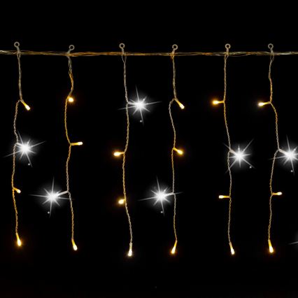 Aigostar - LED utomhusslinga för jul 200xLED 8x0,4m IP44 varmvit