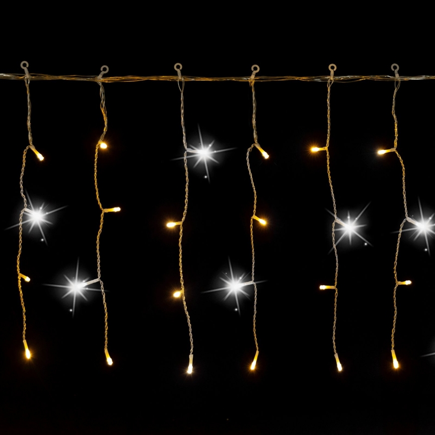 Aigostar - LED utomhusslinga för jul 200xLED 8x0,4m IP44 varmvit
