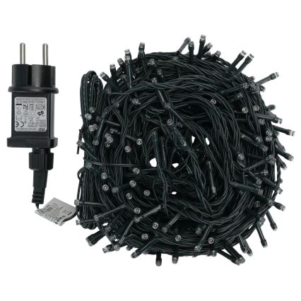 Aigostar - LED utomhusslinga för jul, 300 LED/8 funktioner, 30 m, IP44, kallvit
