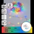 Aigostar - LED utomhusslinga för jul 50xLED/8 funktioner 3xAA 1,8m IP44 flerfärgad