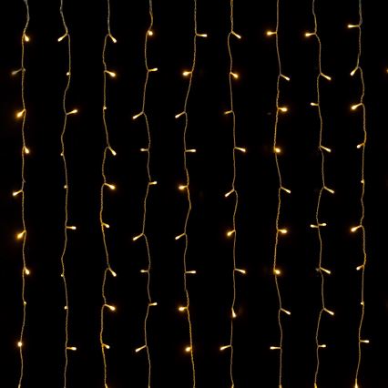 Aigostar - LED-utomhusslinga för jul, 558 LED, 3 x 1,8 m, IP44, varmvit