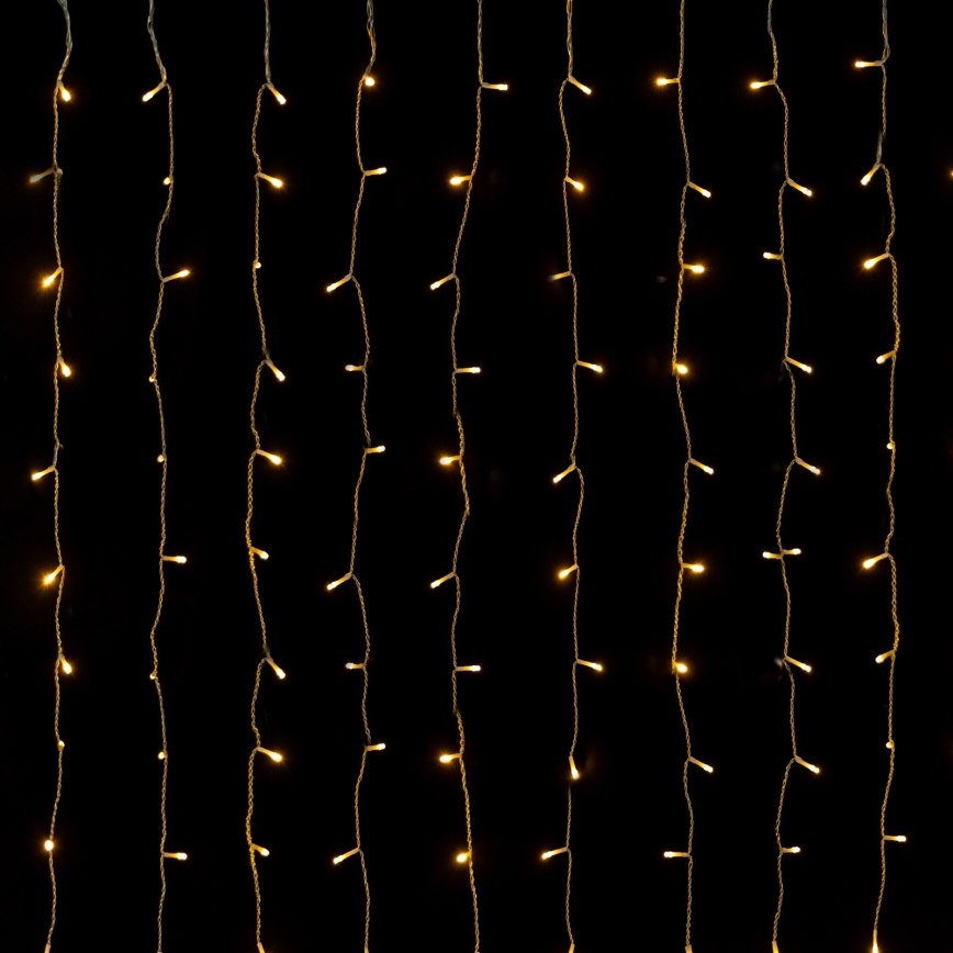 Aigostar - LED-utomhusslinga för jul, 558 LED, 3 x 1,8 m, IP44, varmvit