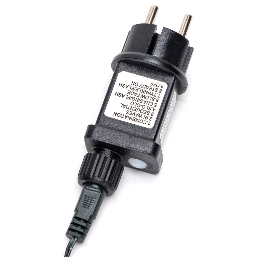 Aigostar - LED utomhusslinga för jul 600 LED/8 funktioner 18 m IP44 varmvit