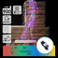 Aigostar - LED utomhusslinga för jul 900 LED/8 funktioner 6m IP44 flerfärgad