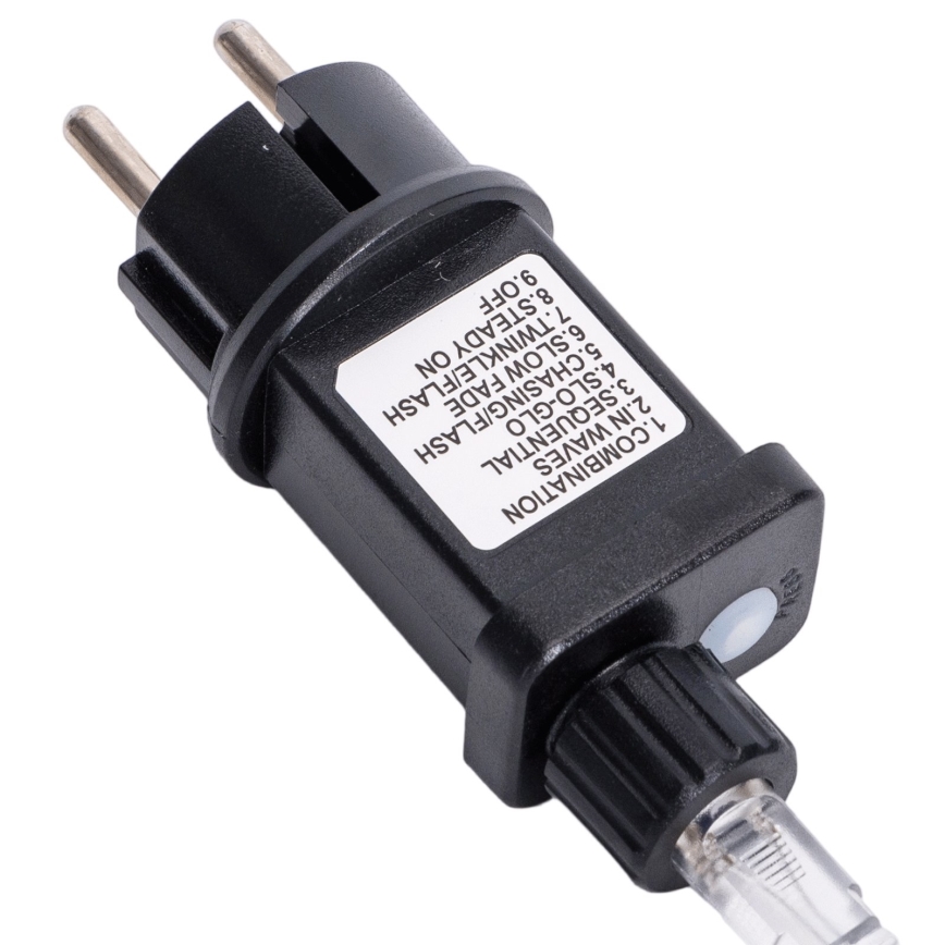 Aigostar - LED utomhusslinga för jul 900 LED/8 funktioner 6m IP44 flerfärgad