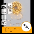 Aigostar - LED utomhusslinga för julbelysning 300xLED/8 funktioner 18m IP44 varmvit