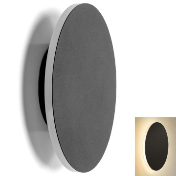 Aigostar - LED väggbelysning LED/6,5W/230V 3000K 18 cm svart