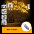 Aigostar - LED Väggdekoration 144xLED/5W/5V varm vit