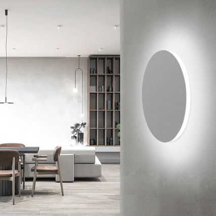 Aigostar - LED vägglampa LED/12W/230V 6500K 25 cm vit