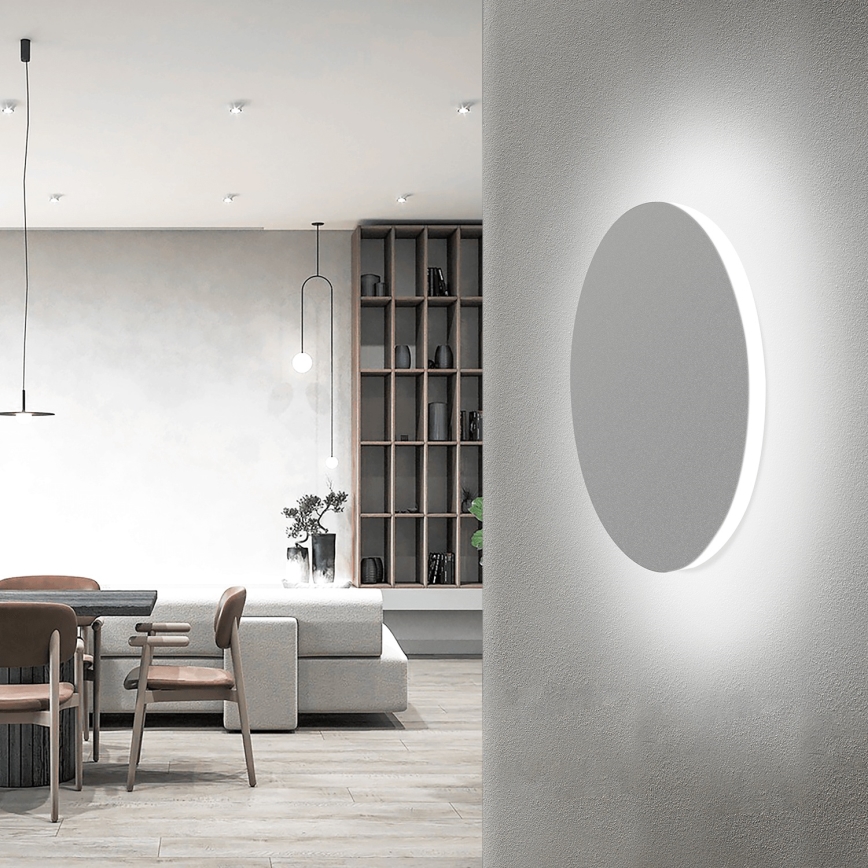Aigostar - LED vägglampa LED/12W/230V 6500K 25 cm vit