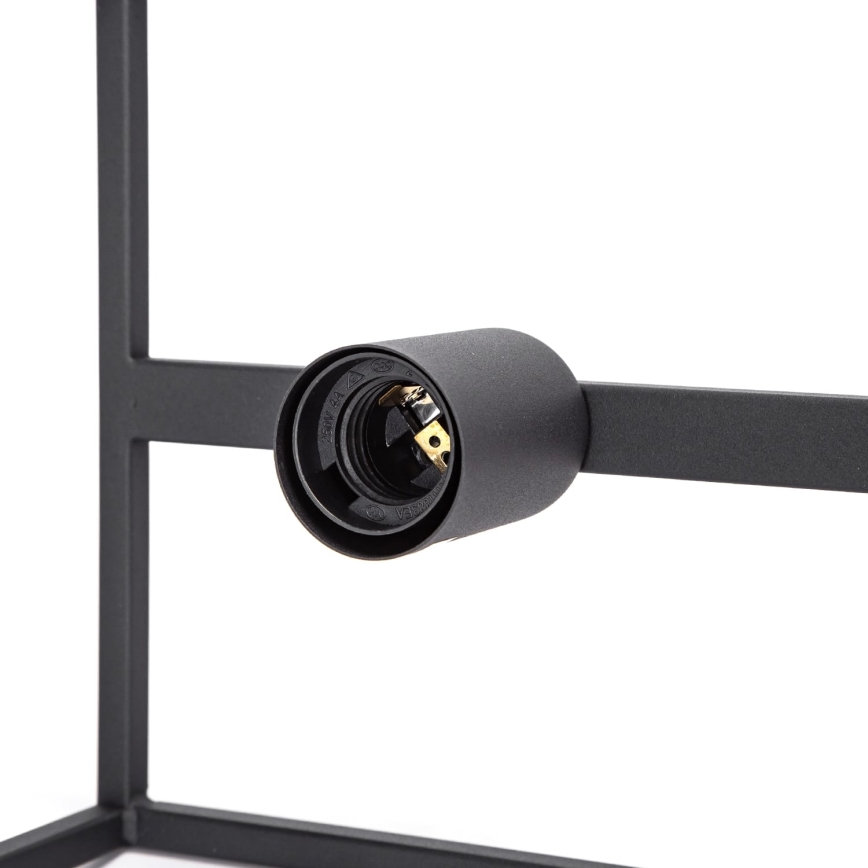 Aigostar - Ljuskrona med textilsladd 5xE27/40W/230V