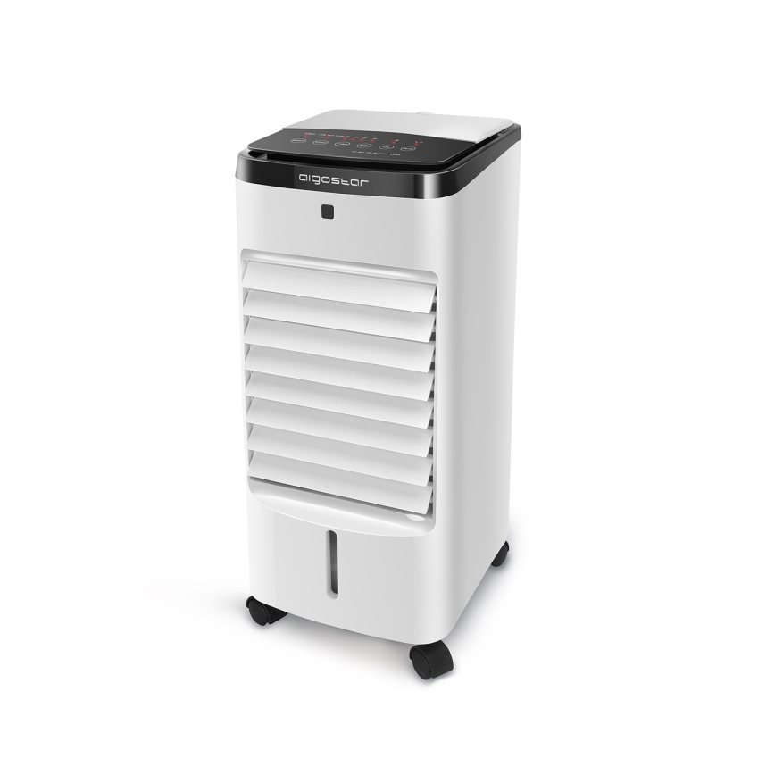 Aigostar - Luftkylare 60W/230V vit/svart + fjärrkontroll