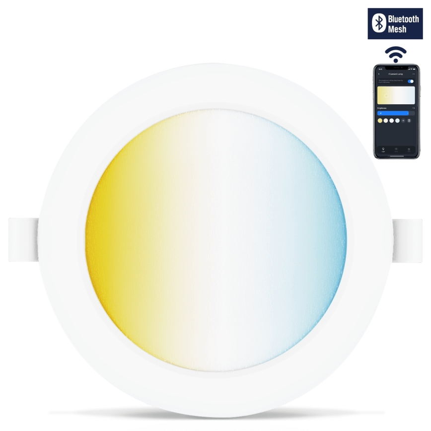 Aigostar - SET OM 3 dimbara LED infällda taklampor MESH LED/6W/230V 2700K-6500K Ø11,5 cm