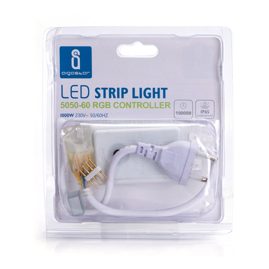 Aigostar - Nätaggregat för LED-remsor 1000W/230V vit
