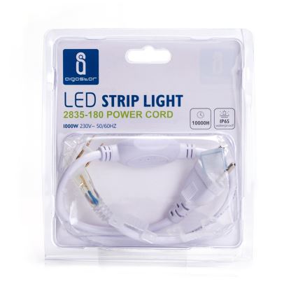 Aigostar - Nätaggregat för LED-remsor 1000W/230V vit