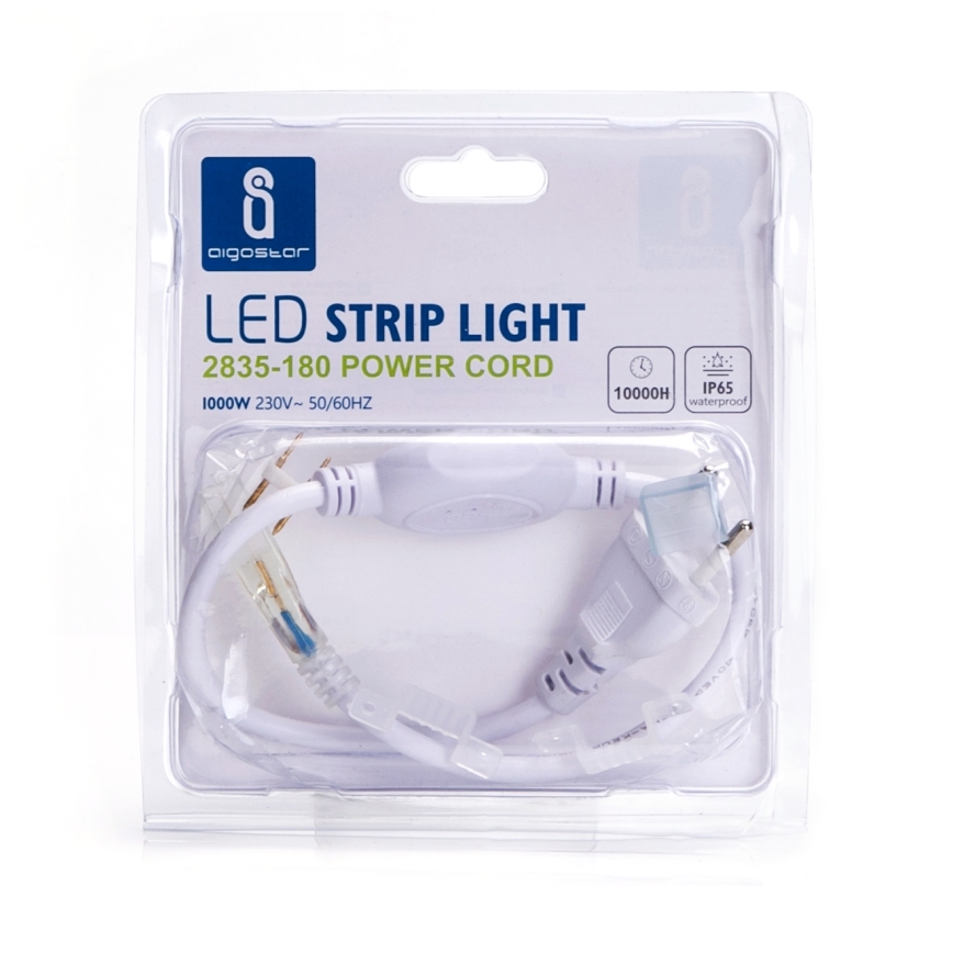 Aigostar - Nätaggregat för LED-remsor 1000W/230V vit