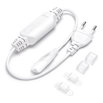 Aigostar - Nätaggregat för LED-remsor 8 mm 400W/230V vit