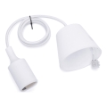 Aigostar - Nätkabel med 1 x E27-sockel, 60 W / 250 V, vit