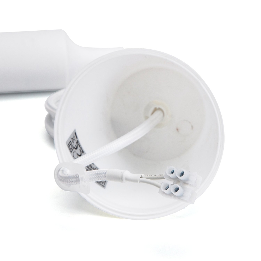 Aigostar - Nätkabel med 1 x E27-sockel, 60 W / 250 V, vit