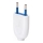Aigostar - Plaststickpropp 2-polig 10A/250V vit