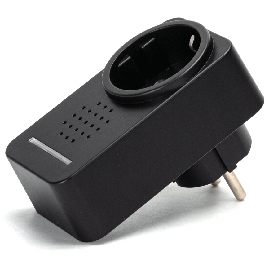 Aigostar - Plugin trådlös dörrklocka 1Z 230V IPX4 svart