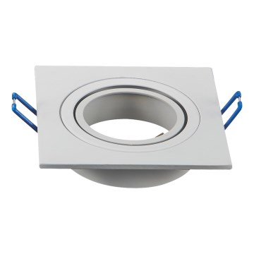 Aigostar - Ram för infälld armatur GU10 9,1x9,1 cm vit