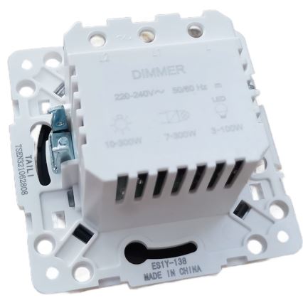 Aigostar - Ramlös dimmer 250V/10A svart