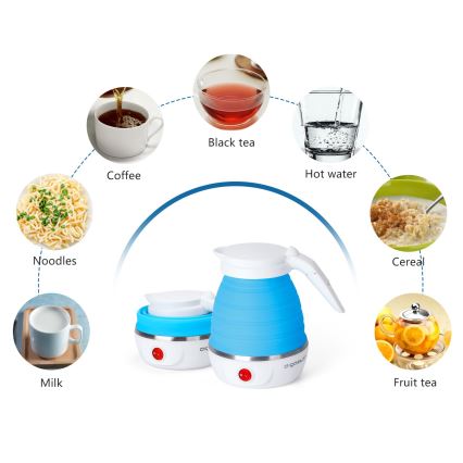 Aigostar - Resekokare 600ml 1000W/230V