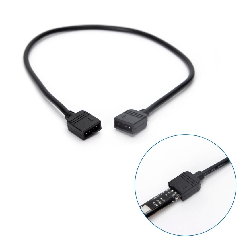 Aigostar - SET 4x LED RGB Dimbar slinga 0,5m LED/2,5W/5V IP65 + RC