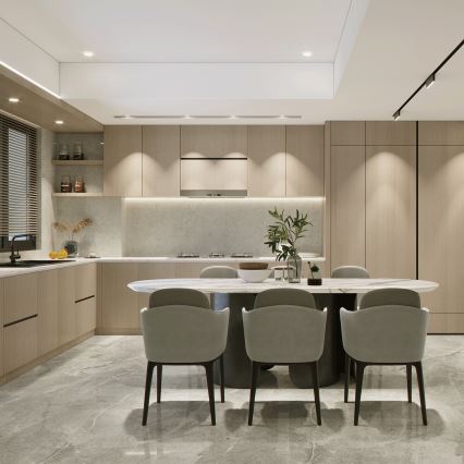 Aigostar - Set med 3 infällda LED-armaturer LED/5W/230V 4000K diam. 8,5 cm vit