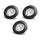 Aigostar - Set med 3 LED-infällda downlights, 1x GU10/4,5W/230V, 3000K, svart